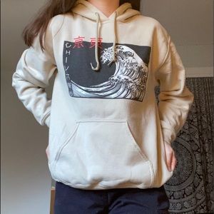 Vintage “Great Wave” Hoodie